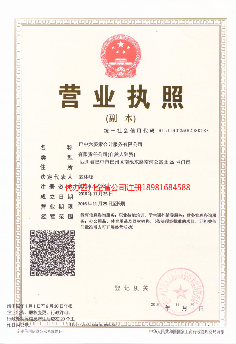 武汉武汉六要素会计服务有限公司