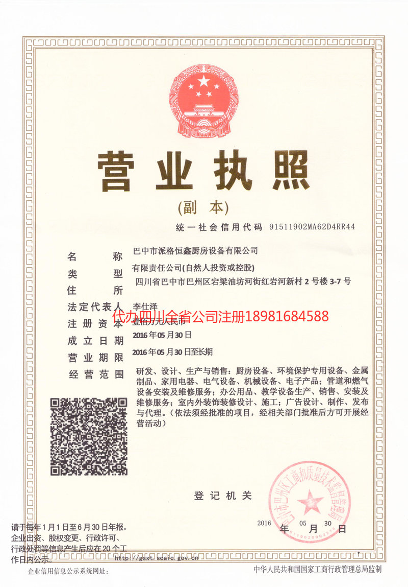 武汉武汉派格恒鑫厨房设备有限公司